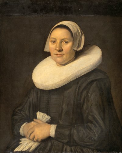 Portrett av en kvinne, c1600-tallet. av Frans Hals