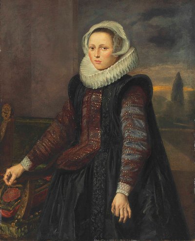 Portrett av en ung kvinne av Frans Hals