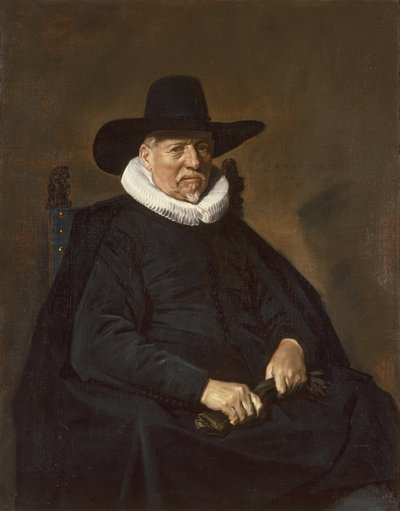 Portrett av en eldre mann, tradisjonelt kalt Heer Bodolphe, 1643 av Frans Hals