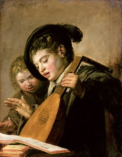 De syngende guttene av Frans Hals