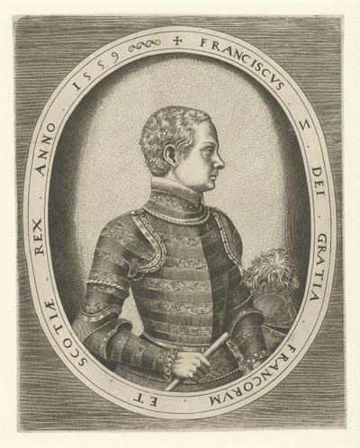 Portrett av Frans II av Frankrike 1544-1560, 1559 av Frans Huys