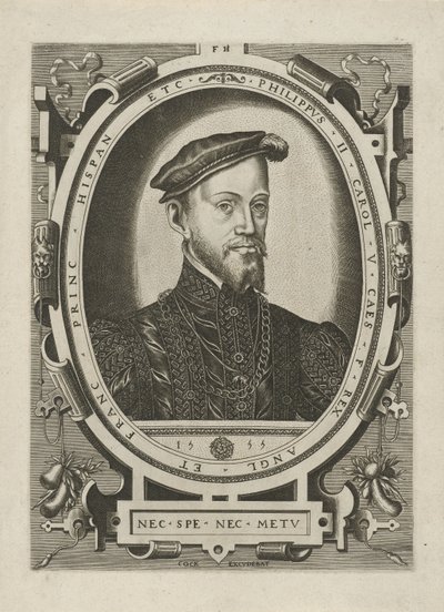 Portrett av kong Filip II av Spania av Frans Huys