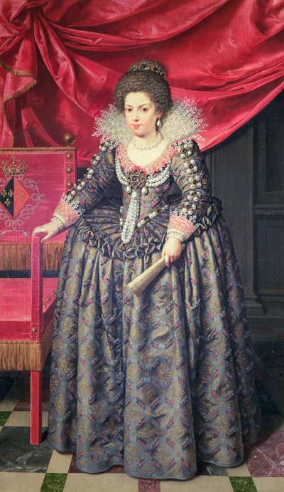 Portrett av Elizabeth av Frankrike (1602-44) datter av Henri IV og Marie de