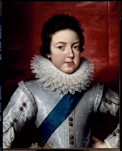 Portrett av Ludvig XIII, konge av Frankrike og Navarra, ca. 1616 (maleri) av Frans II Pourbus