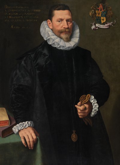 Portrett av Petrus Richardus (olje på panel) av Frans II Pourbus