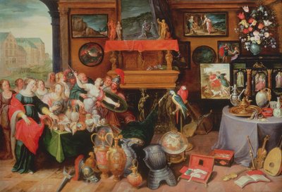 Akilles: blant døtrene til Lycomedes (panel) av Frans II the Younger Francken