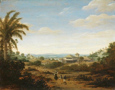 Landskap ved Senhor de Engenho-elven, Brasil Landskap ved Senhor de Engenho-elven, Brasil av Frans Post