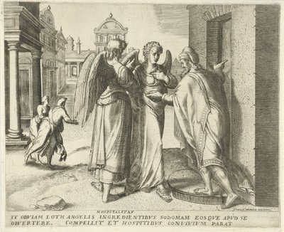 Lot og de to englene Gjestfrihet (tittel på objekt) History of Destiny (serietittel) av Frans Menton