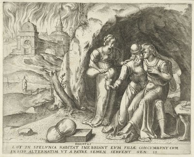 Lot og døtrene hans Ebrietas (tittel på objekt) History of Destiny (serietittel) av Frans Menton