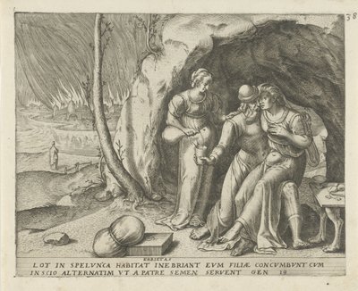 Lot og døtrene hans Ebrietas (tittel på objekt) History of Destiny (serietittel) av Frans Menton