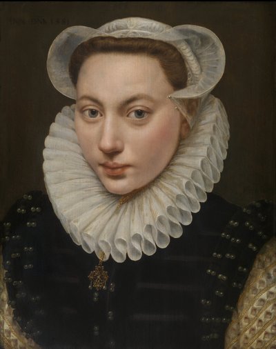 Portrett av en ung kvinne av Frans Pourbus the Elder