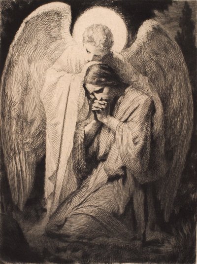 Kristus i Getsemane av Frans Schwartz
