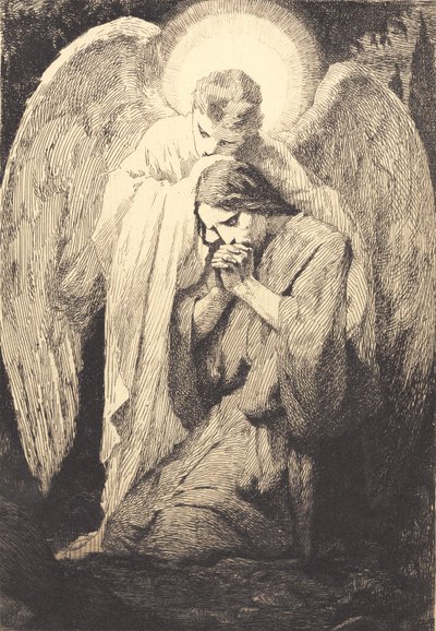 Kristus i Getsemane av Frans Schwartz