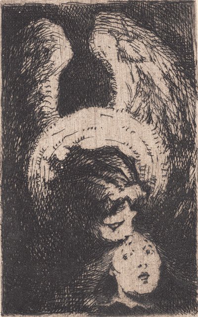 Nyttårsaften 1893. Prøveskilt av Frans Schwartz