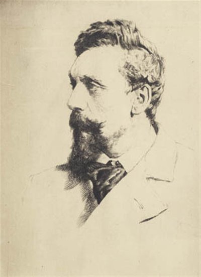 Portrett av Carl Bloch av Frans Schwartz