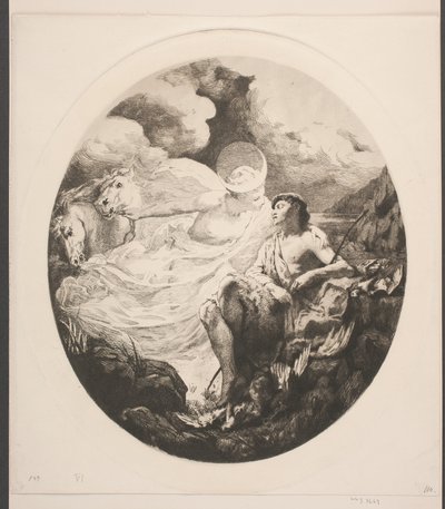 Selene og Endymion av Frans Schwartz
