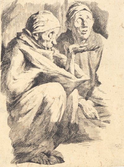 To blinde tiggere av Frans Schwartz