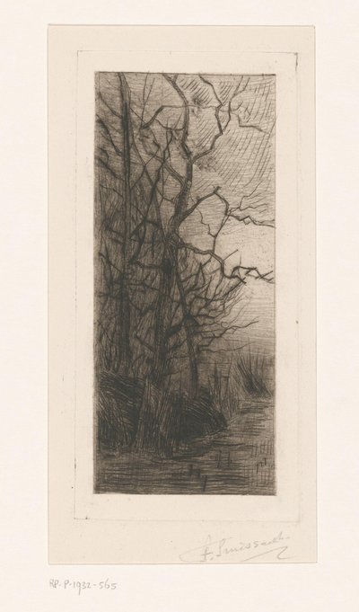 Trær ved vannet av Frans Smissaert (signed by artist)