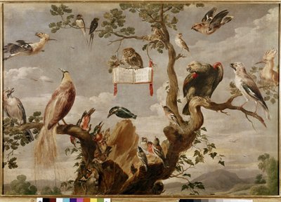 En fuglekonsert (olje på lerret av Frans Snyders