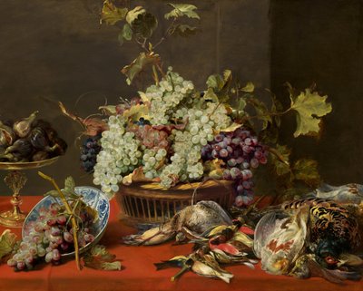 Stilleben med druer og vilt, ca. 1630. av Frans Snyders