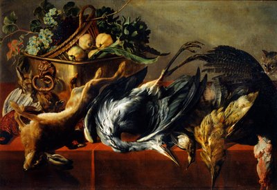 Stilleben med ibenholt kiste, 1600-tallet av Frans Snyders or Snijders