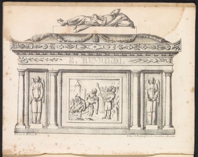 Relikvieskrinet fra Saint Rombout, 1825 av Frans Vervloet