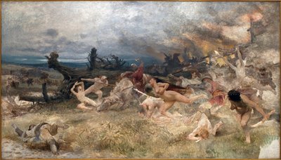 Ruinen av Adamittene (eller Adamianerne). Religiøs bevegelse knyttet til kristendommen, inspirert av en nostalgi etter Edens hage (fri kjærlighet, arbeidsvegring, nakenhet), dukket opp igjen i Europa mot slutten av 1200-tallet, forfulgt til deres endelige av Frantisek Zenisek