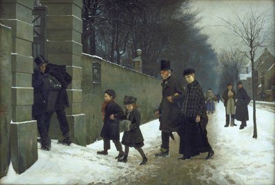 En begravelse av Frants Henningsen