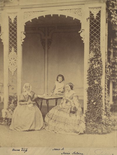 Anna Wöss, Marie og Marie Antoine, 1850-60-tallet. av Franz Antoine