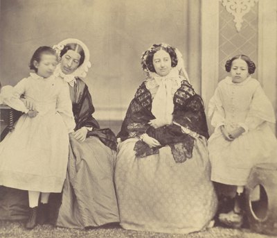 Elise Höusermann, Hermine, Marie og Marie Antoine, 1850-60-tallet. av Franz Antoine