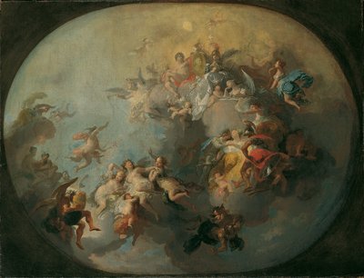 Allegori om et kongelig ekteskap av Franz Anton Maulbertsch
