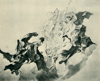 Allegori om tro, rettferdighet og maleri, 1758-1759, 1943. av Franz Anton Maulbertsch