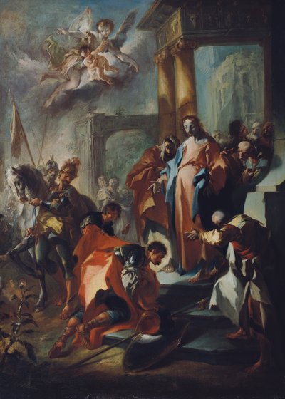 Kristus og høvedsmannen i Kapernaum av Franz Anton Maulbertsch