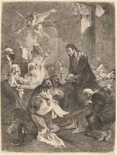 Eukaristiens institusjon av Franz Anton Maulbertsch