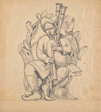 sekkepiper av Franz Barwig d. Ä.