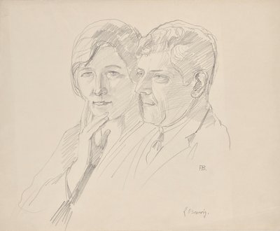 Grete Wagner-Barwig og Dr. Joseph Wagner av Franz Barwig d. Ä.