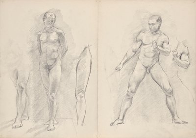 mannlige nakenbilder av Franz Barwig d. Ä.
