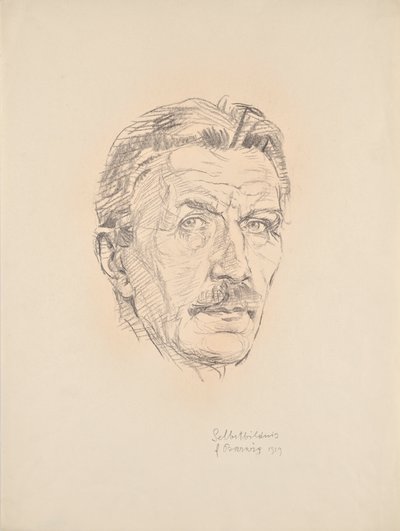 selvportrett av Franz Barwig d. Ä.