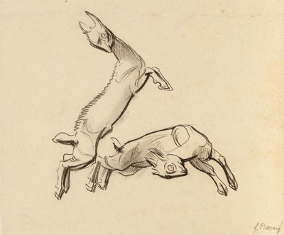 Hoppende Zicklein av Franz Barwig d. Ä.