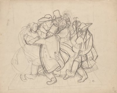 Dansende bønder av Franz Barwig d. Ä.