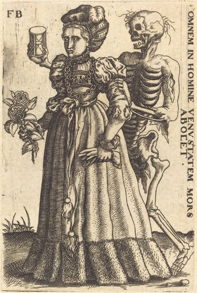 Kvinne og død av Franz Brun