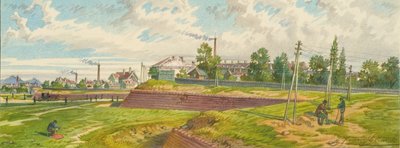 Lerchenfelder-linjen i Wien av Franz Gerasch