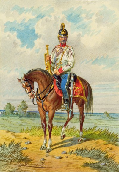 soldat til hest av Franz Gerasch