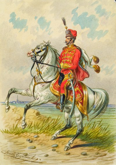 soldat til hest av Franz Gerasch