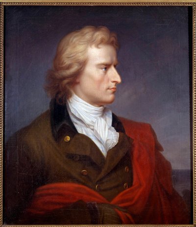 Portrett av Friedrich Schiller av Franz Gerhard von Kugelgen