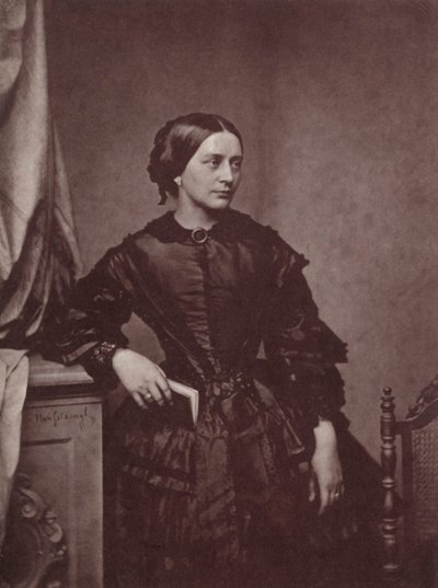Clara Schumann, tysk pianist og komponist, 1800-tallet av Franz Hanfstaengl