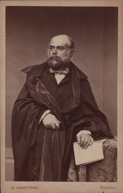Portrett av pianist og komponist Adolph von Henselt 1814-1889, ca 1860. av Franz Hanfstaengl