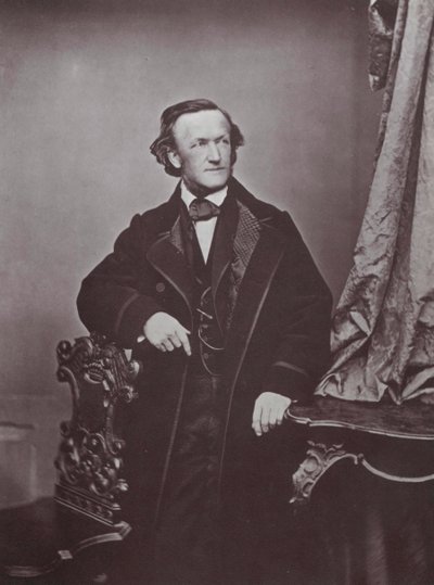 Richard Wagner , tysk komponist, 1860-tallet av Franz Hanfstaengl
