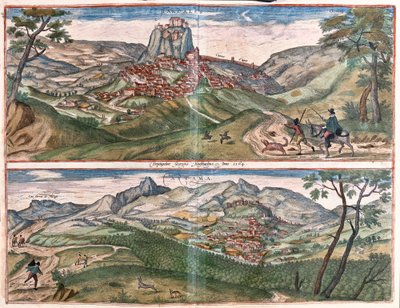 Ardales og Cartama, Spania (gravering av Franz Hogenberg