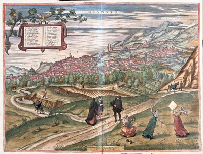 Granada, Spania av Franz Hogenberg
